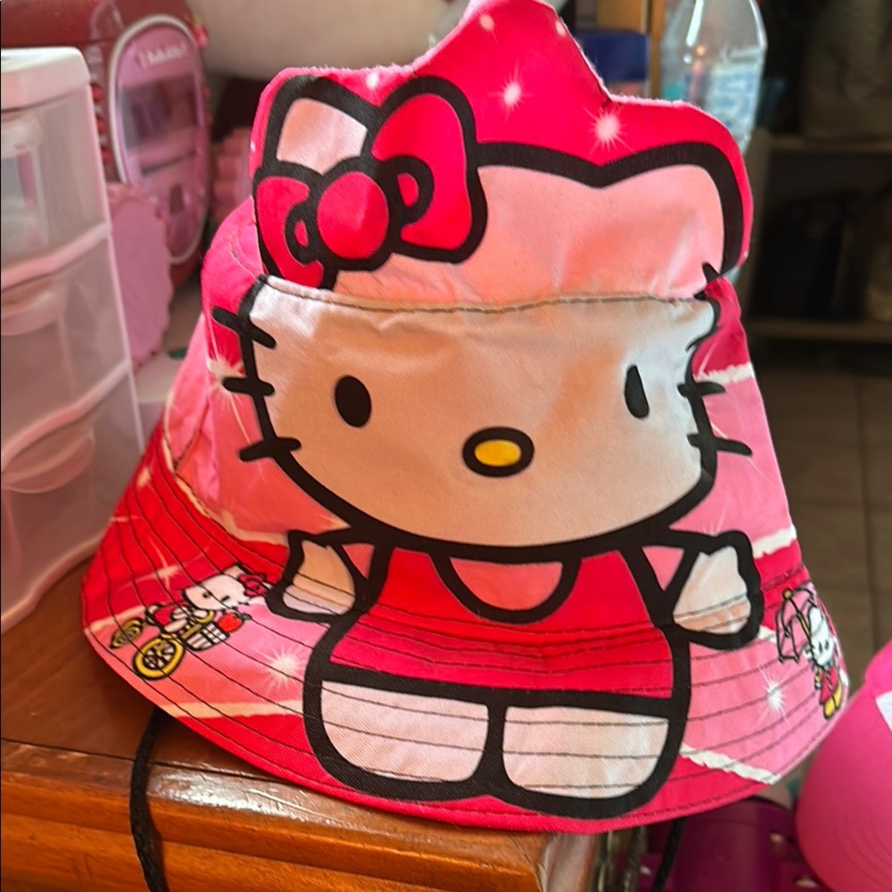 Hello Kitty Pink Kids Bucket Hat